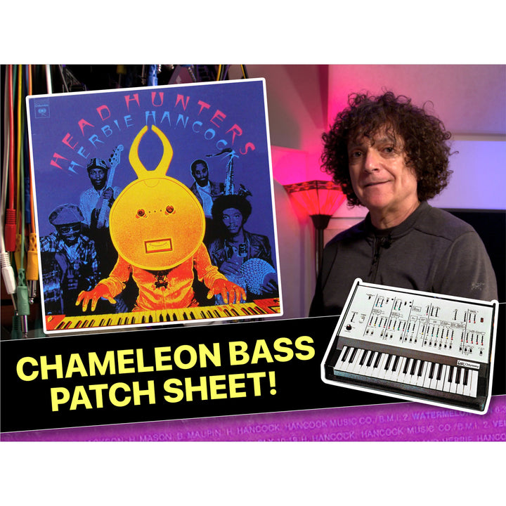 Chameleon Bass Patch Sheet