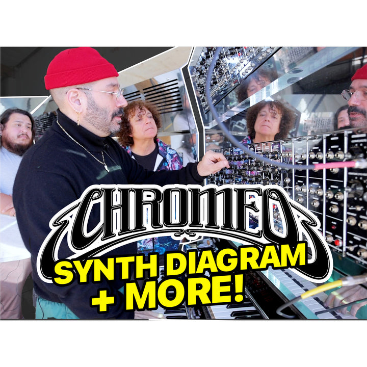 Chromeo Synth Diagram